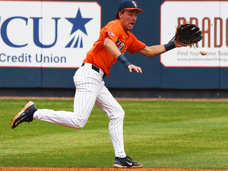 Aidan Eshelman. UTSA beat South Florida 7-3 on Saturday in the first game of an American Conference baseball doubleheader at Roadrunner Field. - Photo by Joe Alexander