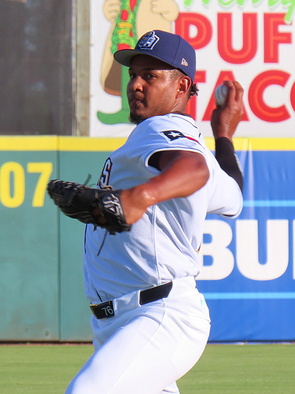 San Diego Padres pitcher Jhony Brito made his fifth minor-league start of the season Friday. - photo by Joe Alexander