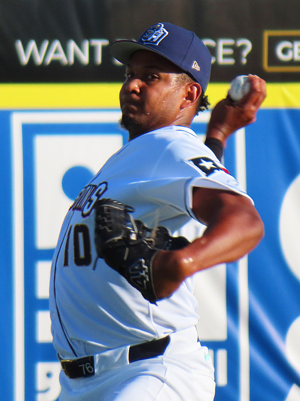 San Diego Padres pitcher Jhony Brito started for the Double-A San Antonio Missions on Friday, May 29,2026, at Wolff Stadium. - photo by Joe Alexander