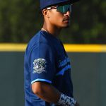 Sammy Morales. The San Antonio River Monsters of the Texas Collegiate League baseball opened the season Tuesday with a 4-2 victory over the Sherman ShadowCats at UIW’s Sullivan Field. – photo by Joe Alexander