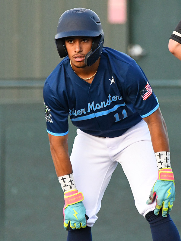 Sammy Morales. The San Antonio River Monsters of the Texas Collegiate League baseball opened the season Tuesday with a 4-2 victory over the Sherman ShadowCats at UIW’s Sullivan Field. – photo by Joe Alexander