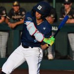 Roman Trinidad. The San Antonio River Monsters of the Texas Collegiate League baseball opened the season Tuesday with a 4-2 victory over the Sherman ShadowCats at UIW's Sullivan Field. - photo by Joe Alexander