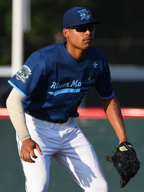 Hunter Ham. The San Antonio River Monsters of the Texas Collegiate League baseball opened the season Tuesday with a 4-2 victory over the Sherman ShadowCats at UIW’s Sullivan Field. – photo by Joe Alexander