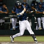 Conner Helms. The San Antonio River Monsters of the Texas Collegiate League baseball opened the season Tuesday with a 4-2 victory over the Sherman ShadowCats at UIW’s Sullivan Field. – photo by Joe Alexander