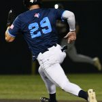 Alex Villalobos. The San Antonio River Monsters of the Texas Collegiate League baseball opened the season Tuesday with a 4-2 victory over the Sherman ShadowCats at UIW’s Sullivan Field. – photo by Joe Alexander