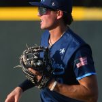 Logan Pruski. The San Antonio River Monsters of the Texas Collegiate League baseball opened the season Tuesday with a 4-2 victory over the Sherman ShadowCats at UIW’s Sullivan Field. – photo by Joe Alexander