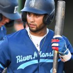 Angel Martinez. The San Antonio River Monsters of the Texas Collegiate League baseball opened the season Tuesday with a 4-2 victory over the Sherman ShadowCats at UIW’s Sullivan Field. – photo by Joe Alexander