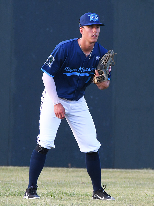 Roman Trinidad. The San Antonio River Monsters of the Texas Collegiate League baseball opened the season Tuesday with a 4-2 victory over the Sherman ShadowCats at UIW’s Sullivan Field. – photo by Joe Alexander