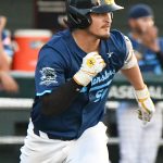 David DeHoyos. The San Antonio River Monsters of the Texas Collegiate League baseball opened the season Tuesday with a 4-2 victory over the Sherman ShadowCats at UIW’s Sullivan Field. – photo by Joe Alexander