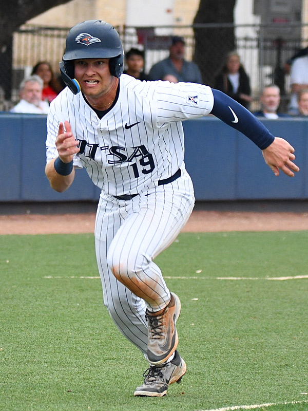 Lane Haworth batted .315 with nine home runs in 57 games for UTSA in 2026. - photo by Joe Alexander