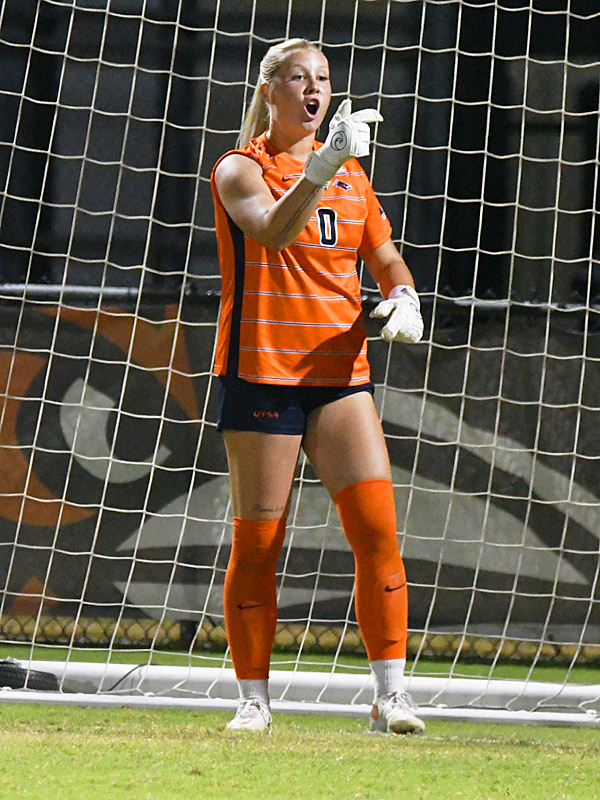 Kylie Kissee. UTSA women's soccer beat St. Mary's 4-1 on Sunday, Aug. 23, 2026, at Park West. - photo by Joe Alexander