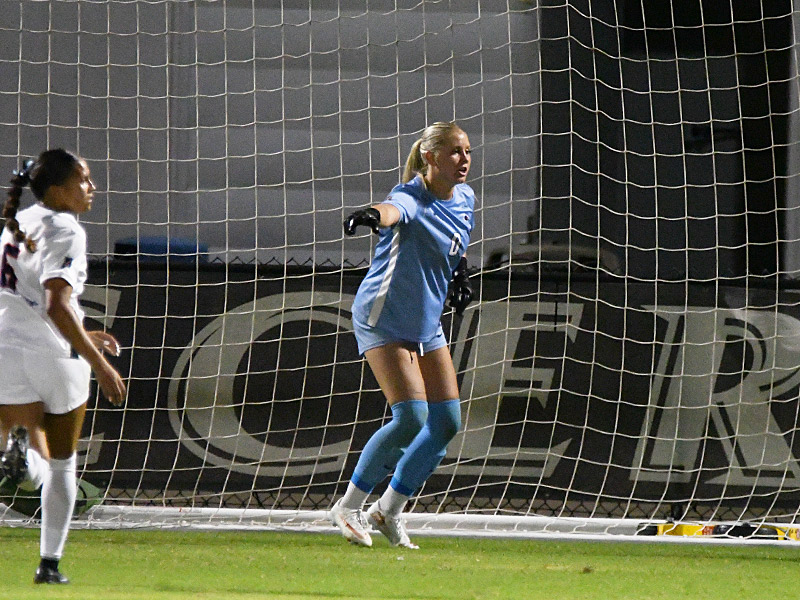 Kylie Kissee. UTSA women's soccer exhibition against Texas on Wednesday, Aug. 5, 2026, at UTSA Park West. - photo by Joe Alexander