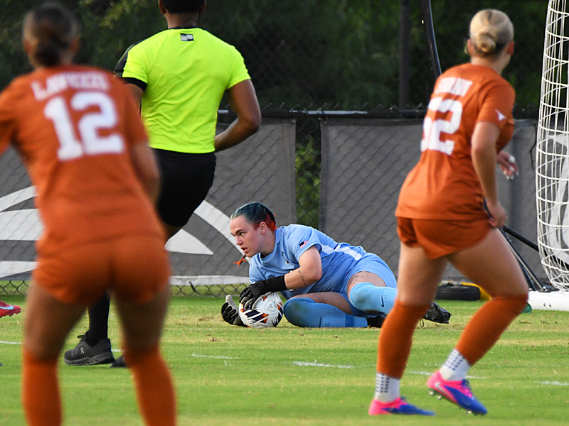 Jasmine Kessler. UTSA women's soccer exhibition against Texas on Wednesday, Aug. 5, 2026, at UTSA Park West. - photo by Joe Alexander
