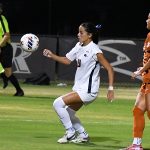 Amelia Clark. UTSA women's soccer exhibition against Texas on Wednesday, Aug. 5, 2026, at UTSA Park West. - photo by Joe Alexander
