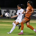 Amelia Clark. UTSA women's soccer exhibition against Texas on Wednesday, Aug. 5, 2026, at UTSA Park West. - photo by Joe Alexander