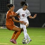 Amelia Clark. UTSA women's soccer exhibition against Texas on Wednesday, Aug. 5, 2026, at UTSA Park West. - photo by Joe Alexander