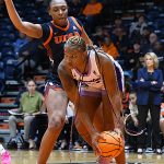 Sanaa Bean. East Carolina beat UTSA 65-58 in American Conference women's basketball on Tuesday, Jan. 20, 2026, at the Convocation Center. - Photo by Joe Alexander