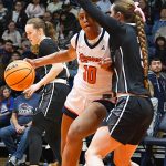 Sanaa Bean. Rice beat UTSA 65-55 in American Conference women's basketball on Saturday, Jan. 31, 2026, at the Convocation Center. - Photo by Joe Alexander