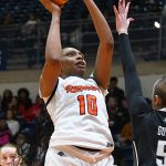 Sanaa Bean. Rice beat UTSA 65-55 in American Conference women's basketball on Saturday, Jan. 31, 2026, at the Convocation Center. - Photo by Joe Alexander