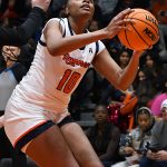Sanaa Bean. Rice beat UTSA 65-55 in American Conference women's basketball on Saturday, Jan. 31, 2026, at the Convocation Center. - Photo by Joe Alexander