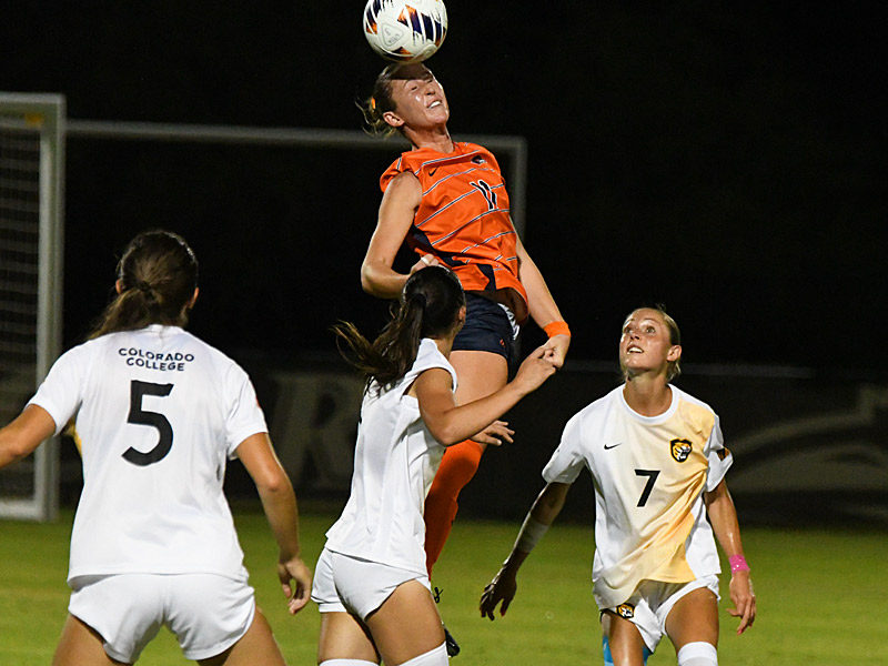 Addi O'Kelley. UTSA beat Colorado College 2-0 on Thursday, Aug. 20, 2026, in non-conference women's soccer at Park West. - photo by Joe Alexander