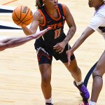 Jayda Holiman. East Carolina beat UTSA 65-58 in American Conference women's basketball on Tuesday, Jan. 20, 2026, at the Convocation Center. - Photo by Joe Alexander