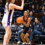 Jayda Holiman. East Carolina beat UTSA 65-58 in American Conference women's basketball on Tuesday, Jan. 20, 2026, at the Convocation Center. - Photo by Joe Alexander