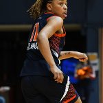 Jayda Holiman. East Carolina beat UTSA 65-58 in American Conference women's basketball on Tuesday, Jan. 20, 2026, at the Convocation Center. - Photo by Joe Alexander