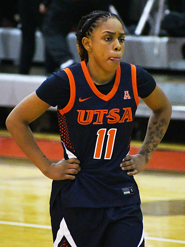 Jayda Holiman. UTSA women's basketball beat Incarnate Word 74-57 on Wednesday, Nov. 19, 2025, at UIW. - Photo by Joe Alexander