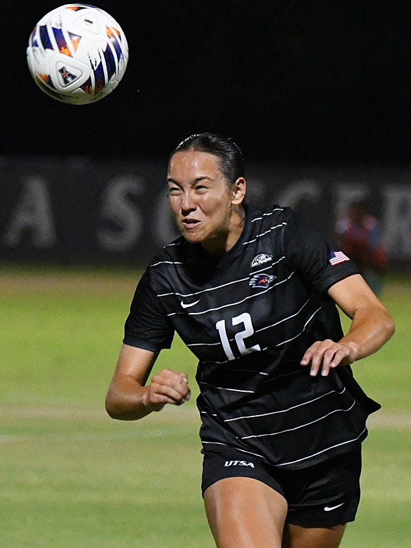 Claire Garritson. UTSA women's soccer beat St. Mary's 4-1 on Sunday, Aug. 23, 2026, at Park West. - photo by Joe Alexander