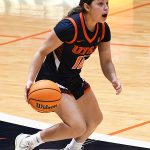 Adriana Robles. East Carolina beat UTSA 65-58 in American Conference women's basketball on Tuesday, Jan. 20, 2026, at the Convocation Center. - Photo by Joe Alexander