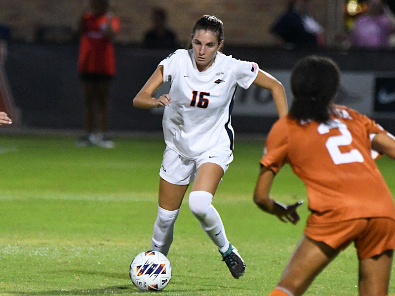 Kacey Grahmann. UTSA women's soccer exhibition against Texas on Wednesday, Aug. 5, 2026, at UTSA Park West. - photo by Joe Alexander