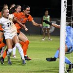 Sadie Paul (17) scored UTSA's second goal in Thursday's 2-0 women's soccer victory over Colorado College at Park West. - photo by Joe Alexander