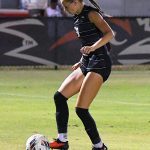 Lilli Denhardt. UTSA women's soccer beat St. Mary's 4-1 on Sunday, Aug. 23, 2026, at Park West. - photo by Joe Alexander
