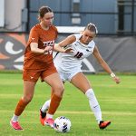 Lilli Denhardt. UTSA women's soccer exhibition against Texas on Wednesday, Aug. 5, 2026, at UTSA Park West. - photo by Joe Alexander
