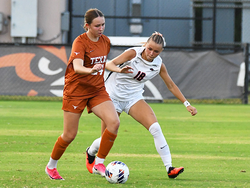 Lilli Denhardt. UTSA women's soccer exhibition against Texas on Wednesday, Aug. 5, 2026, at UTSA Park West. - photo by Joe Alexander
