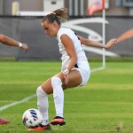 Lilli Denhardt. UTSA women's soccer exhibition against Texas on Wednesday, Aug. 5, 2026, at UTSA Park West. - photo by Joe Alexander