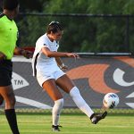 Sofia Peters. UTSA women's soccer exhibition against Texas on Wednesday, Aug. 5, 2026, at UTSA Park West. - photo by Joe Alexander