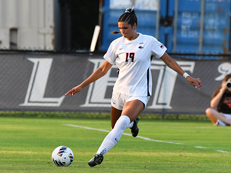 Sofia Peters. UTSA women's soccer exhibition against Texas on Wednesday, Aug. 5, 2026, at UTSA Park West. - photo by Joe Alexander