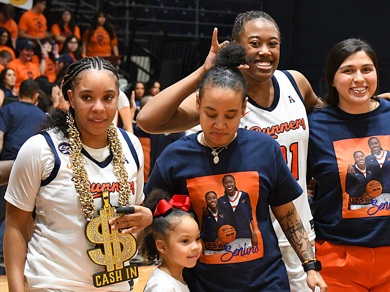 Ereauna Hardaway. UTSA beat Memphis 67-55 in American Conference women's basketball on Sunday, March 1, 2026, at the Convocation Center. - Photo by Joe Alexander