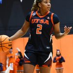 Ereauna Hardaway. East Carolina beat UTSA 65-58 in American Conference women's basketball on Tuesday, Jan. 20, 2026, at the Convocation Center. - Photo by Joe Alexander