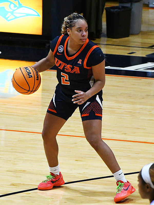Ereauna Hardaway. East Carolina beat UTSA 65-58 in American Conference women's basketball on Tuesday, Jan. 20, 2026, at the Convocation Center. - Photo by Joe Alexander
