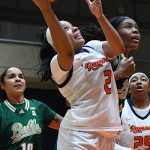 Ereauna Hardaway. South Florida beat UTSA 69-63 in American Conference women's basketball on Saturday, Feb. 14, 2026. - Photo by Joe Alexander