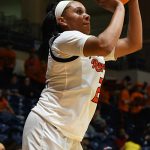 Ereauna Hardaway. South Florida beat UTSA 69-63 in American Conference women's basketball on Saturday, Feb. 14, 2026. - Photo by Joe Alexander