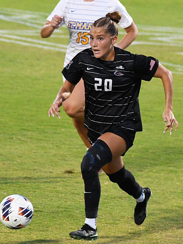 Sabrina Taber. UTSA women's soccer beat St. Mary's 4-1 on Sunday, Aug. 23, 2026, at Park West. - photo by Joe Alexander