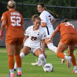 Sabrina Taber. SA women's soccer exhibition against Texas on Wednesday, Aug. 5, 2026, at UTSA Park West. - photo by Joe Alexander