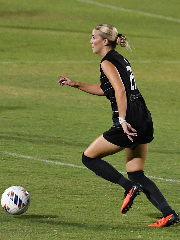 Caroline Pelkofski. UTSA women's soccer beat St. Mary's 4-1 on Sunday, Aug. 23, 2026, at Park West. - photo by Joe Alexander