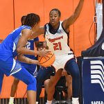 Cheyenne Rowe. UTSA beat Memphis 67-55 in American Conference women's basketball on Sunday, March 1, 2026, at the Convocation Center. - Photo by Joe Alexander