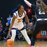 Cheyenne Rowe. Rice beat UTSA 65-55 in American Conference women's basketball on Saturday, Jan. 31, 2026, at the Convocation Center. - Photo by Joe Alexander