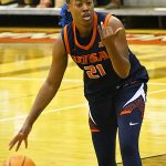 Cheyenne Rowe. UTSA women's basketball beat Incarnate Word 74-57 on Wednesday, Nov. 19, 2025, at UIW. - Photo by Joe Alexander